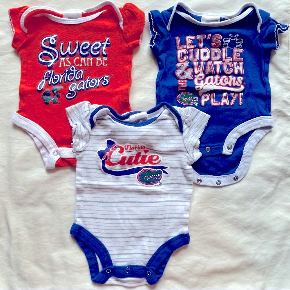 Baby Girl Gator Onesies